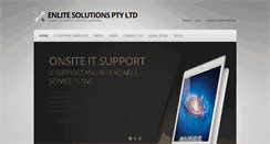 Desktop Screenshot of enlitesolutions.com.au